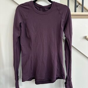 Lululemon Burgundy Long Sleeve